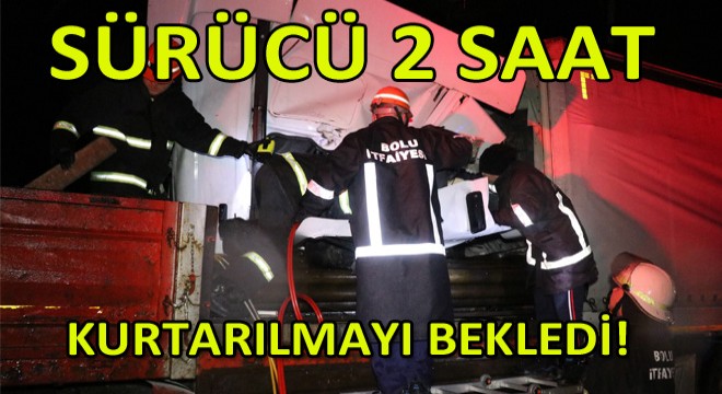 TEM’de 2 Tır Çarpıştı!