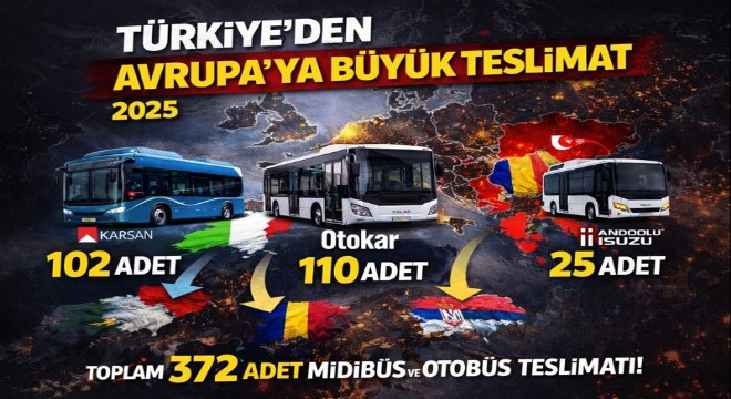 TÜRKİYE’DEN AVRUPA’YA BÜYÜK TESLİMAT