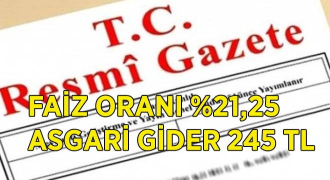 Temerrüt Faiz ve Asgari Gider Tutarı