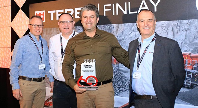Temsa İş Makinaları Receives  Most Successful Customer Support  Award from Terex Finlay