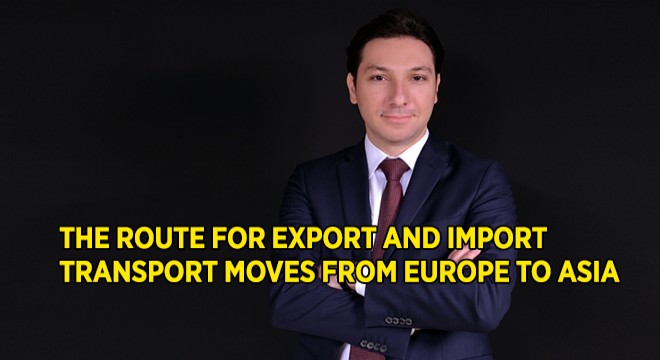 The Route For Export And Import Transport Moves From Europe To Asia