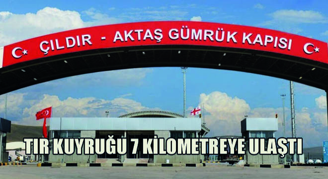 Tır Kuyruğu 7 Kilometreye Ulaştı