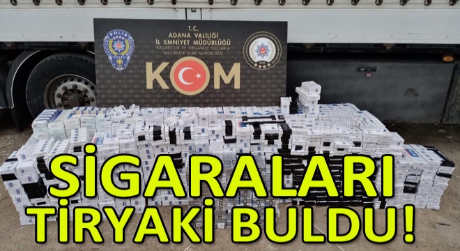 Tırdan 9 Bin 900 Paket Kaçak Sigara Çıktı!