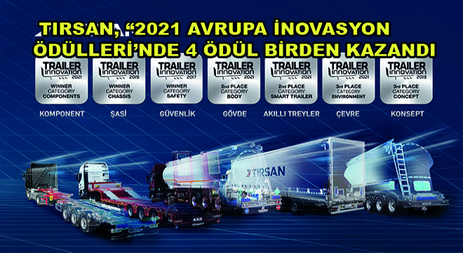 Tırsan, 2021 Avrupa İnovasyon Ödülleri’nde 4 Ödül Birden Kazandı