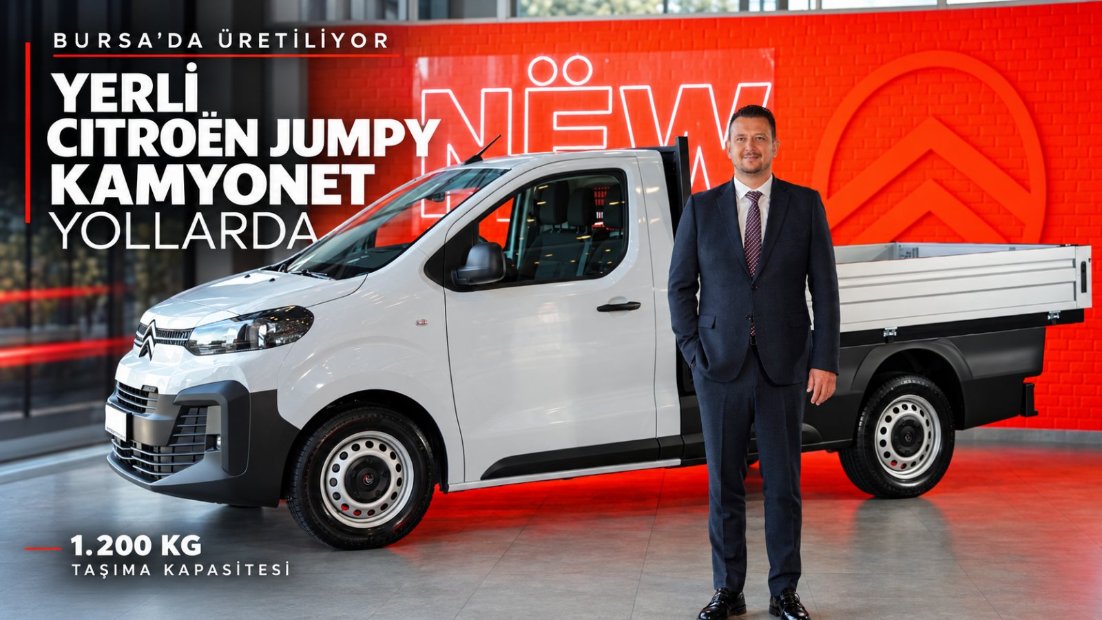 Tofaş’ın Bursa Fabrikasında Üretilen Yerli Citron Jumpy Kamyonet Yollara Çıktı