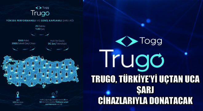 Trugo, Türkiye’yi Uçtan Uca Şarj Cihazlarıyla Donatacak