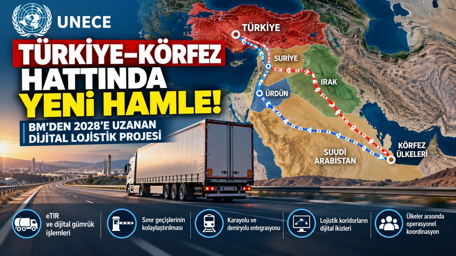 TürkiyeKörfez Taşıma Koridorları BM Gündeminde! eTIR ve Dijital Gümrük Hamlesi
