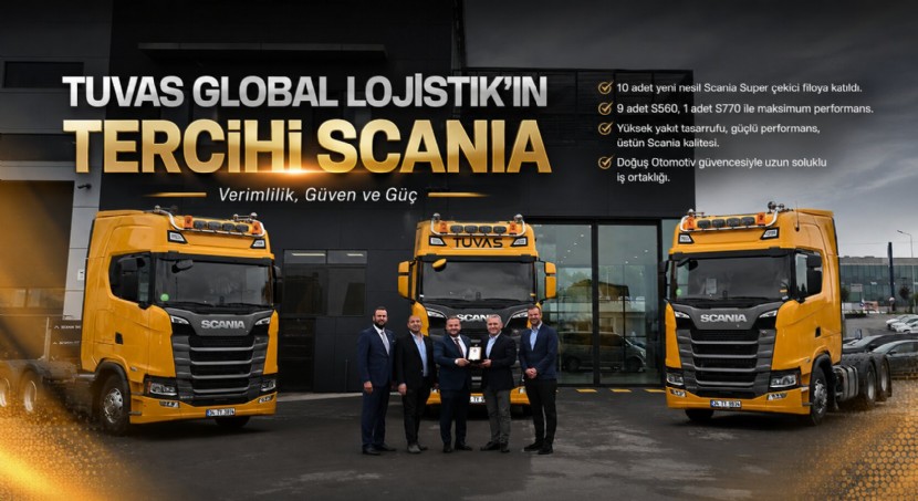Tuvas Global Lojistik’in Tercihi Scania