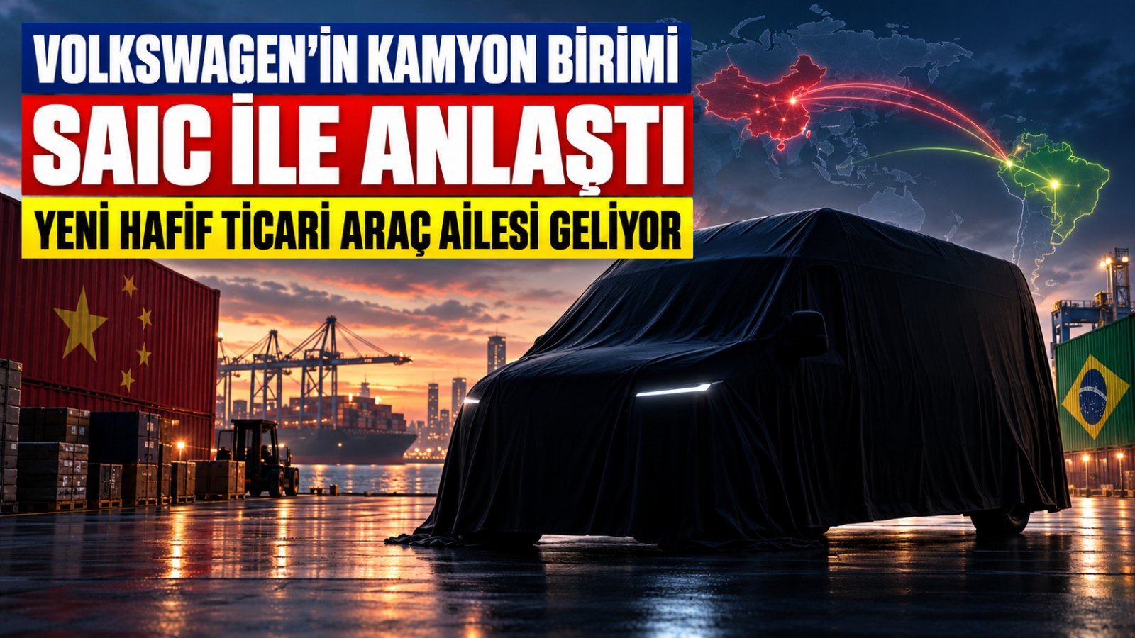 Volkswagen’in Kamyon Birimi SAIC ile Yeni Hafif Ticari Araç Ailesi Geliştirecek