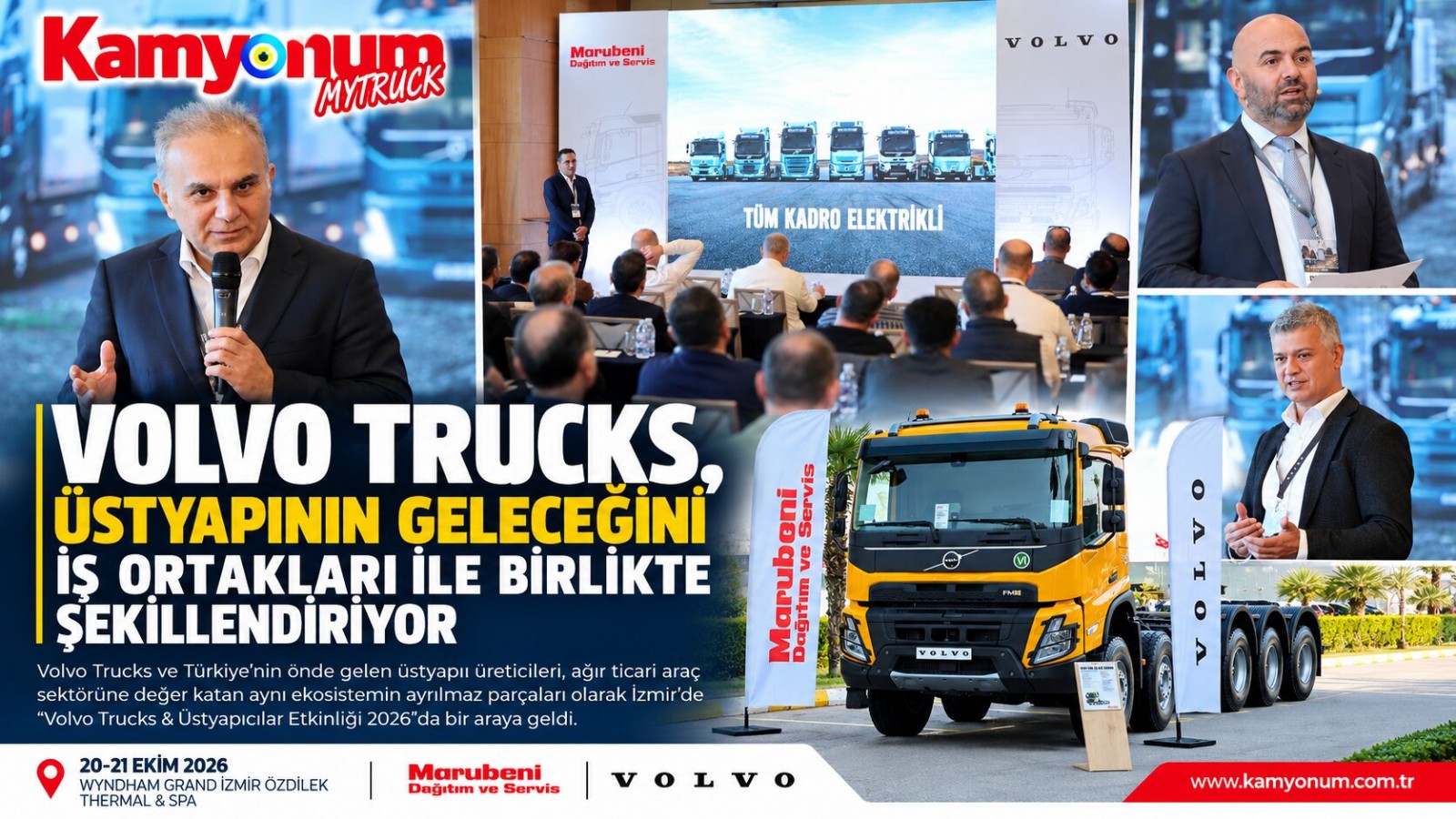 Volvo Trucks 50 Üstyapıcıyı İzmir’de Buluşturdu: Yeni D13 Motor ve FMX 540 Tanıtıldı