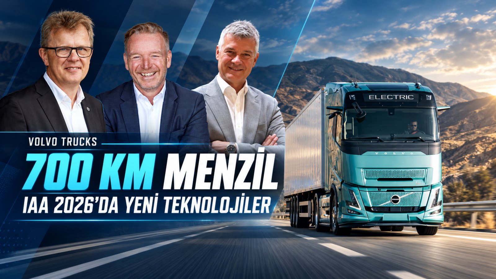 Volvo Trucks’tan 700 Kilometre Menzilli Elektrikli Kamyon Hamlesi