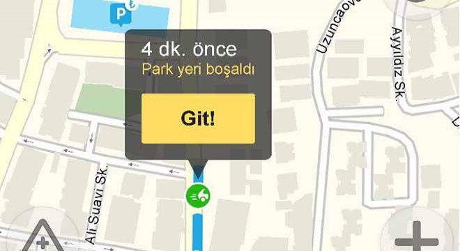Yandex Navigasyon İstanbul’da Boşalan Park Yerlerini  Haritasında Gösterecek