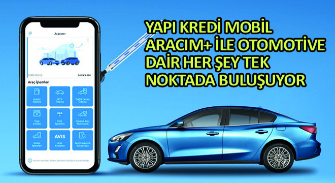 Yapı Kredi Mobil Aracım+ ile Otomotive Dair Her Şey Tek Noktada Buluşuyor