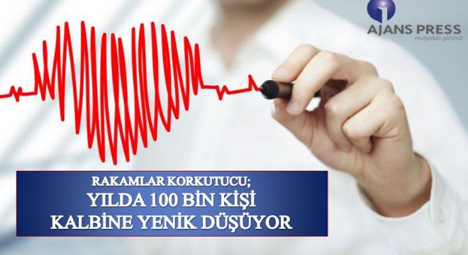 Yılda 100 Bin Kişi Kalbine Yenik Düşüyor