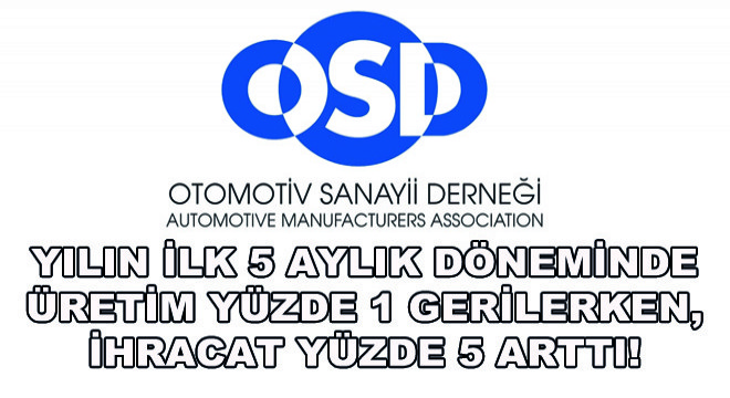 Yılın İlk 5 Aylık Döneminde Üretim Yüzde 1 Gerilerken, İhracat Yüzde 5 Arttı!
