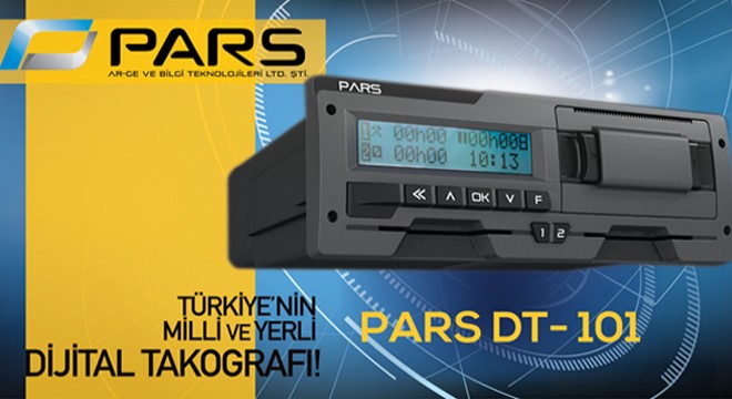 Yüzde 100 Yerli, Yüzde 100 Milli Dijital Takograf: Pars Dt-101