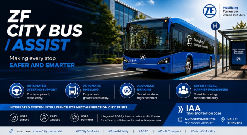 ZF Introduces City Bus Assist: A Smarter and Safer Way to Approach Bus Stops