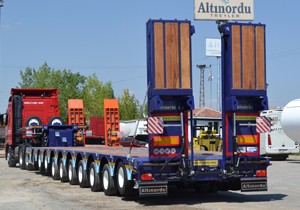 Türkiye’de İlk Defa 10 Dingilli Lowbed Üretildi