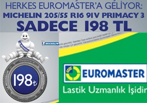 Euromaster’dan Michelin Lastiklerinde İndirim