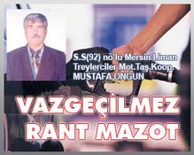 VAZGEÇİLMEZ RANT MAZOT