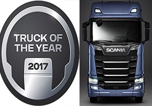 Scania,  2017 Yılın Kamyonu  Seçildi
