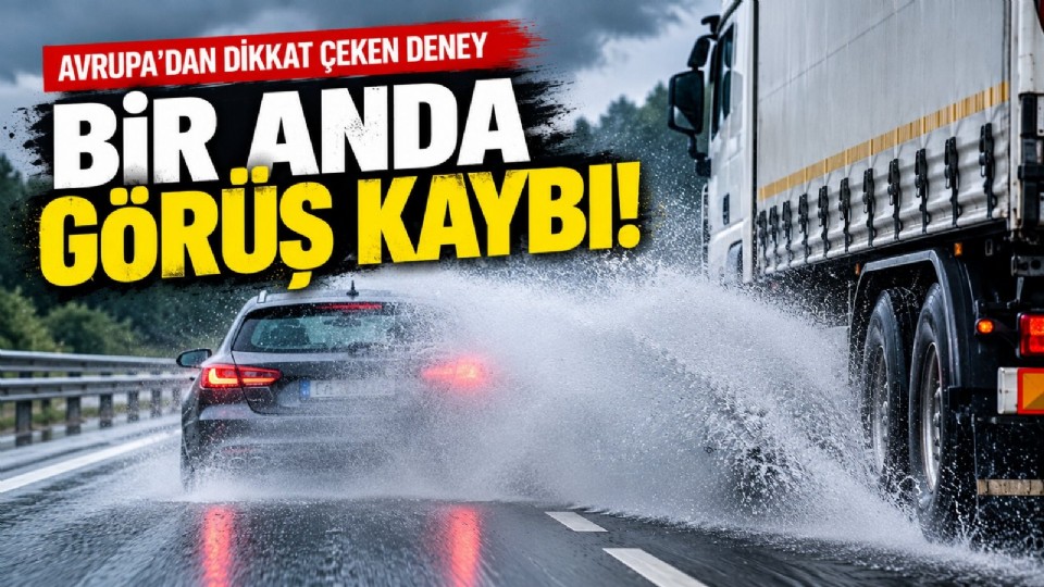 AVRUPA'DAN DİKKAT ÇEKEN TRAFİK GÜVENLİĞİ DENEYİ