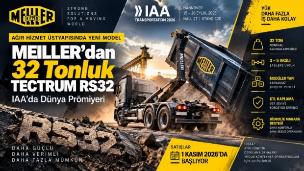 32 Tonluk Yeni Üstyapı: MEILLER TECTRUM RS32 İlk Kez Sahneye Çıkıyor