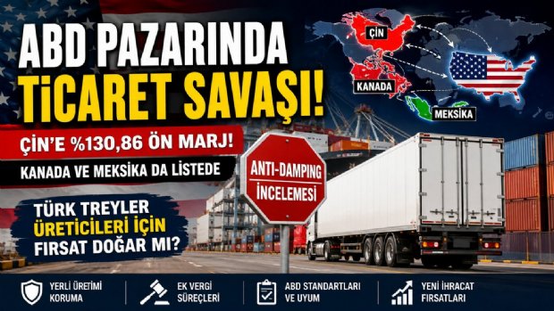 ABD Treyler Pazarında Anti-Damping Savaşı: Çin’e %130,86 Ön Marj, Türkiye İçin Fırsat Doğar mı?