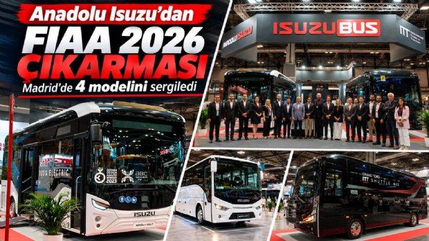 Anadolu Isuzu Madrid’de 4 Modelini Sergiledi: Kendo Hybrid İlk Kez Sahneye Çıktı