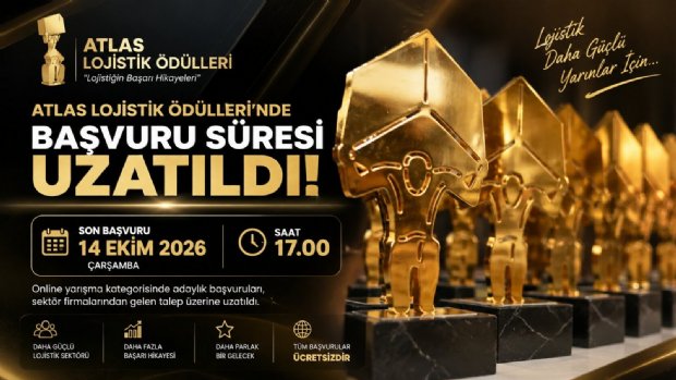 Atlas Lojistik Ödülleri'nde Başvuru Süresi Uzatıldı!
