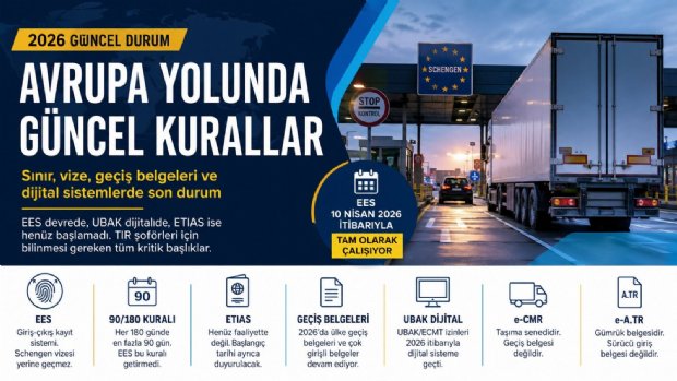 Avrupa Yolunda Güncel Kurallar