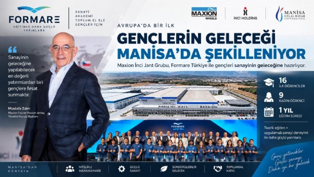 Avrupa'da Bir İlk Türkiye'de! Maxion İnci Jant Grubu Gençlerin Geleceğine Yatırım Yapıyor