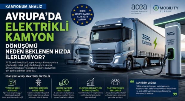 Avrupa'da Elektrikli Ağır Ticari Araç Dönüşümü Neden Beklenen Hızda İlerlemiyor?