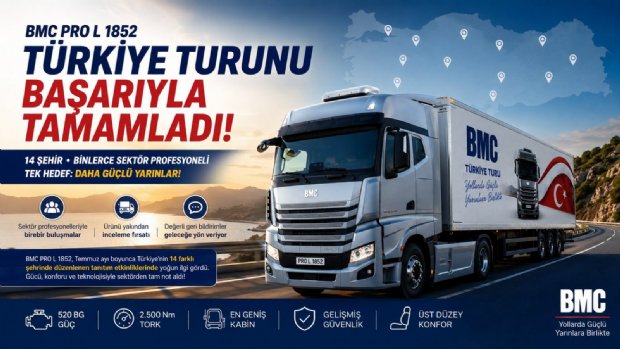BMC PRO L 1852 TÜRKİYE TURUNU BAŞARIYLA TAMAMLADI