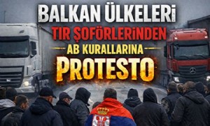 Batı Balkanlı Kamyon Şoförleri, AB Giriş Kuralları Nedeniyle Sınır Kapılarını Kapattı
