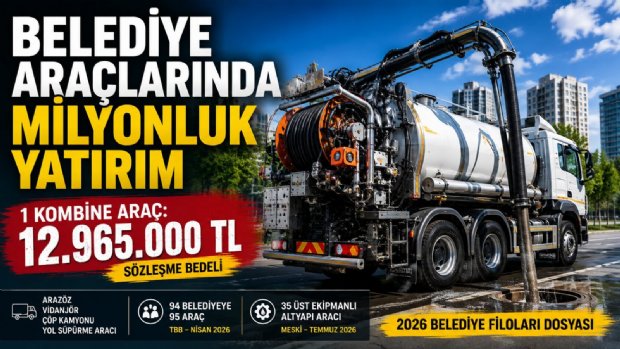 Belediyelerin Araç Yarışı Hızlandı: Bir Kombine Kanal Açma Aracı 13 Milyon TL'ye Yaklaştı!
