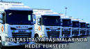 Boltas İtalya Taşımalarında Hedef Yükseltti