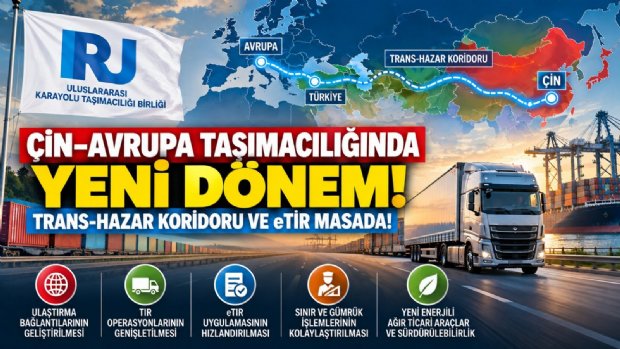 ÇinAvrupa Taşımacılığında Yeni Dönem: Trans-Hazar Koridoru ve eTIR Masada!