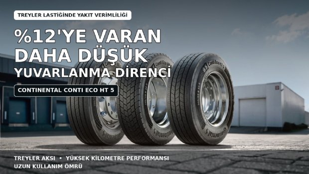 Continental’dan Yeni Conti Eco HT 5: Yuvarlanma Direncinde Yüzde 12’ye Varan Azalma