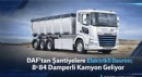 DAF'tan Şantiyelere Elektrikli Devrim: 8x4 Damperli Kamyon Geliyor
