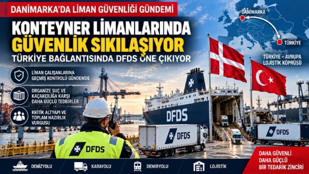 Danimarka Konteyner Limanlarında Güvenliği Sıkılaştırıyor: Türkiye'yi İlgilendiren DFDS Bağlantısı