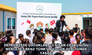 Depremzede Çocuklar, 23 Nisan Coşkusunu  Mercedes-Benz Türk’ün Çocuk Şenliğinde Yaşadı