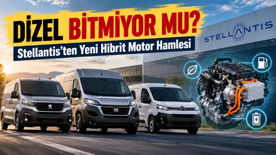 Dizel Motorlara Veda Ertelendi mi? Stellantis'ten Ticari Araçlarda Yeni Hamle!