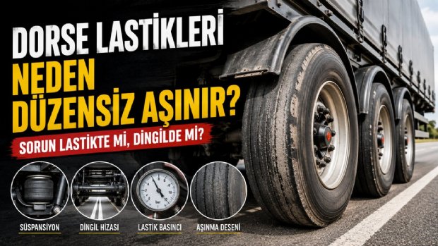 Dorse Lastikleri Neden Düzensiz Aşınır? Sorun Lastikte mi, Dingilde mi?