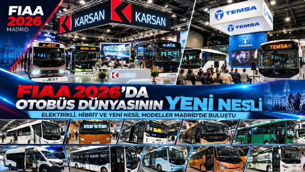 FIAA 2026'da Otobüs Dünyasının Yeni Nesli: Elektrikli Modeller Madrid'de Öne Çıktı