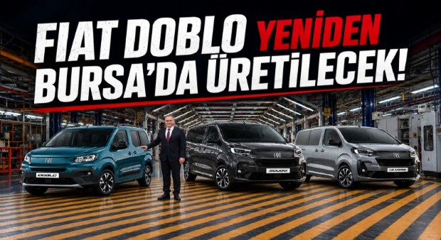 FIAT PROFESSIONAL’IN SINIFINA İSMİNİ VEREN HAFİF TİCARİ MODELİ DOBLO YENİDEN TÜRKİYE’DE ÜRETİLECEK!