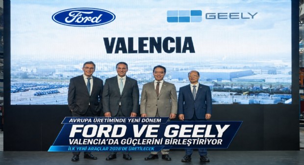 FORD ve GEELY AUTO, AVRUPA’DA YENİ NESİL ÇOKLU ENERJİ TEKNOLOJİLERİNE SAHİP ARAÇLAR ÜRETMEK İÇİN İSPANYA’DA GÜÇLERİNİ BİRLEŞTİRİYOR