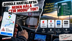 GOOGLE HARİTALAR’DA NEDEN HL TIR MODU YOK? AĞIR VASITA SÜRÜCÜLERİ NE KULLANABİLİR?