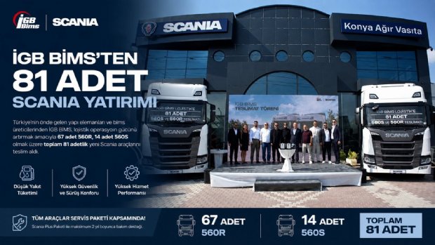 İGB BİMS’ten 81 Adetlik Scania Yatırımı