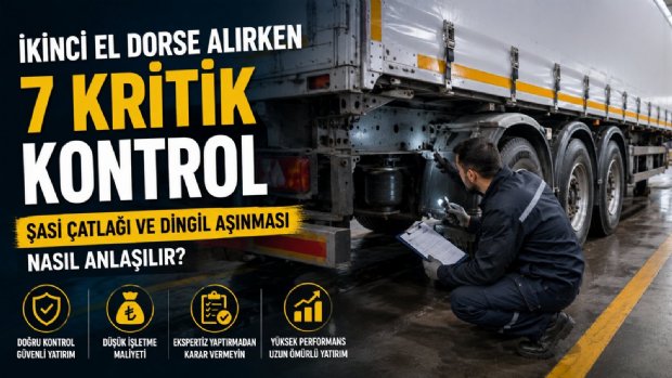 İkinci El Dorse Alırken Hayat Kurtaran 7 İpucu: Şasi Çatlağı ve Dingil Aşınması Nasıl Anlaşılır?